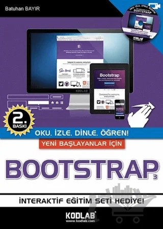 Bootstrap 3 – Batuhan Bayır – Kodlab Yayın Dağıtım kitap kapağı