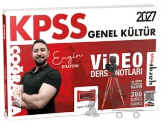 2027 KPSS Genel Kültür Coğrafya Video Ders Notları – Engin Eraydın – Yargı Yayınevi kitap kapağı