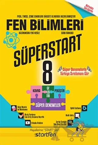 8. Sınıf Fen Bilimleri Süperstart Soru Bankası – Kolektif – Startfen Yayınları kitap kapağı