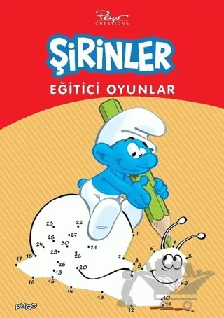 Eğitici Oyunlar - Şirinler – Kolektif – Pogo Çocuk kitap kapağı