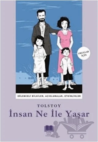 İnsan Ne ile Yaşar – Lev Nikolayeviç Tolstoy – Antik Kitap kitap kapağı