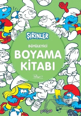 Büyüleyici Boyama Kitabı - Şirinler – Kolektif – Pogo Çocuk kitap kapağı