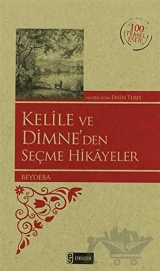 Kelile ve Dimne'den Seçme Hikayeler (Özel Baskı) – Beydeba – Etkileşim Yayınları kitap kapağı