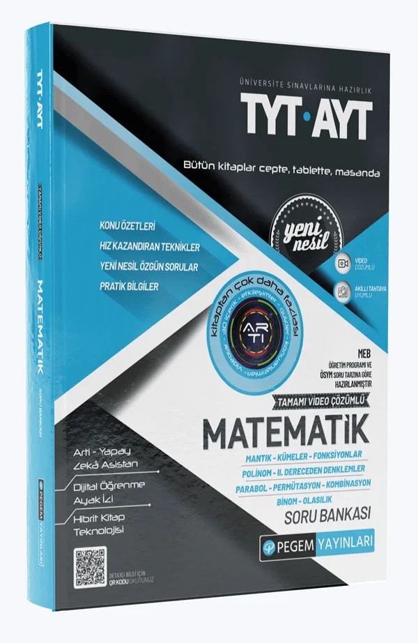 TYT-AYT Matematik Mantık Kümeler Fonksiyonlar Soru Bankası – AYT Matematik Mantık Kümeler Fonksiyonlar Soru Bankası – Pegem Akademi Yayıncılık kitap kapağı