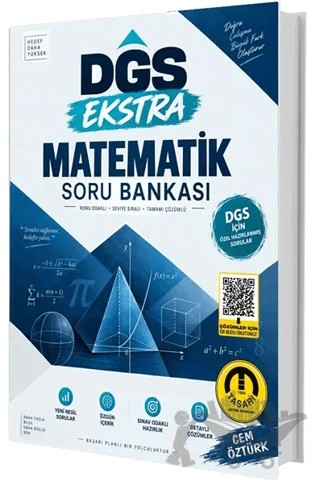 DGS Ekstra Matematik Soru Bankası – Cem Öztürk – Tasarı Eğitim Yayınları kitap kapağı