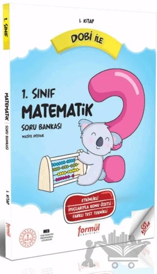 DOBİ 1. Sınıf Matematik Soru Bankası – Nazife Dizdar – Formül Yayınları kitap kapağı