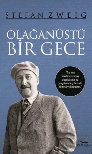 Olağanüstü Bir Gece – Stefan Zweıg – Romans Yayınları kitap kapağı