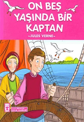 On Beş Yaşında Bir Kaptan – Jules Verne – Timaş Çocuk kitap kapağı