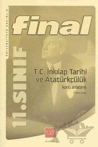 Final 11. Sınıf T.C. İnkılap Tarihi ve Atatürkçülük Konu Anlatımlı – Kolektif – Final Yayınları kitap kapağı