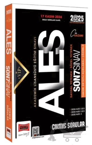 2025 ALES VİP Son 7 Sınav Çıkmış Sorular – Kollektif – Yargı Yayınevi kitap kapağı