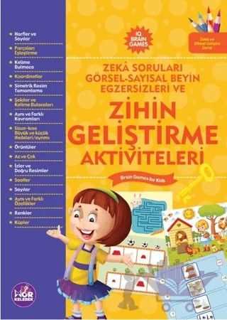 Zihin Geliştirme Aktiviteleri – Ferhat Çınar – Mor Kelebek kitap kapağı