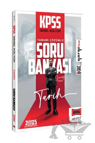 2025 KPSS Genel Kültür Tamamı Çözümlü Tarih Soru Bankası – Günay Göktaş – Yargı Yayınevi kitap kapağı