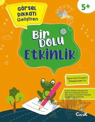 Görsel Dikkati Geliştiren Bir Dolu Etkinlik – Kolektif – Floki Çocuk kitap kapağı