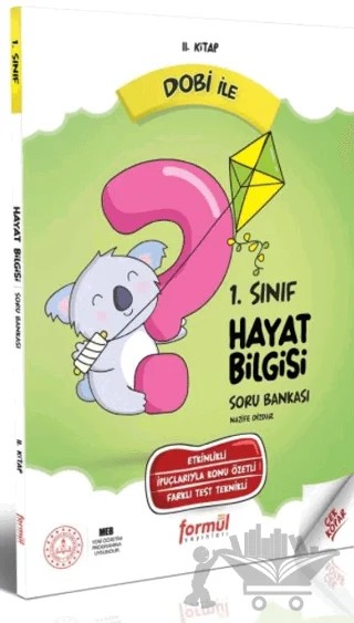 DOBİ 1. Sınıf Hayat Bilgisi Soru Bankası – Nazife Dizdar – Formül Yayınları kitap kapağı
