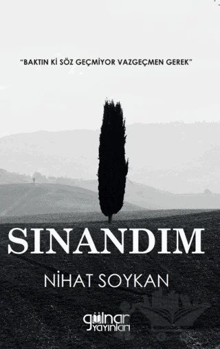 Sınandım – Nihat Soykan – Gülnar Yayınları kitap kapağı