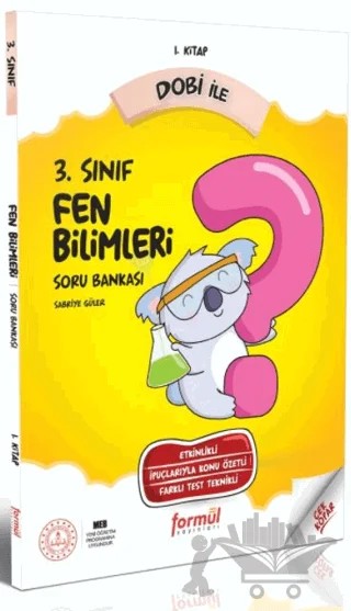 DOBİ 3. Sınıf Fen Bilimleri Soru Bankası – Sabriye Şakar – Formül Yayınları kitap kapağı