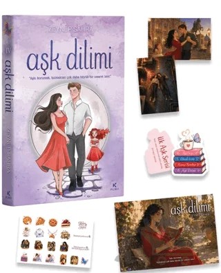 Aşk Dilimi - Kenar Boyamalı – Zeynep Sahra – Pukka Yayınları kitap kapağı