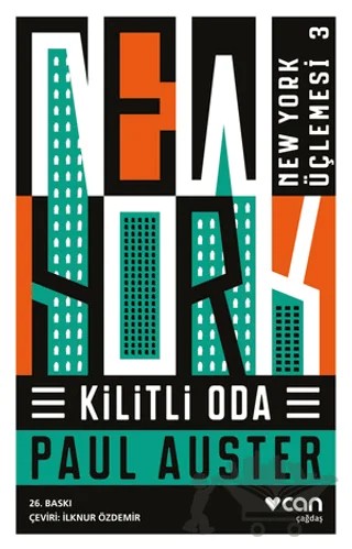Kilitli Oda - New York Üçlemesi 3 – Paul Auster – Can Yayınları kitap kapağı