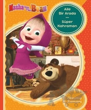 Okuma Zamanı - Maşa İle Koca Ayı – Kolektif – Doğan Egmont Yayıncılık kitap kapağı