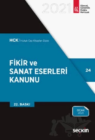 Fikir ve Sanat Eserleri Kanunu – Remzi Özmen – Seçkin Yayıncılık kitap kapağı