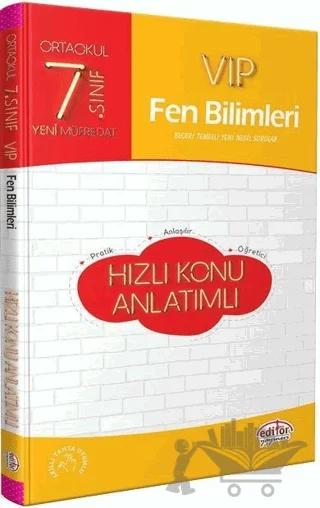 7. Sınıf VIP Fen Bilimleri Hızlı Konu Anlatımlı