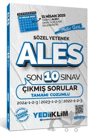 ALES Master Serisi Sözel Yetenek Tamamı Çözümlü Son 10 Sınav Çıkmış Sorular