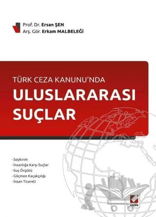 Uluslararası Suçlar – Ersan Şen, Erkam Malbeleği – Seçkin Yayıncılık kitap kapağı
