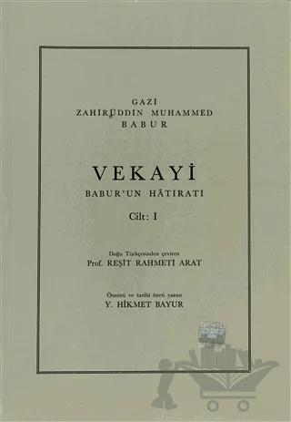 Vekayi Babur'un Hatıratı Cilt: 1