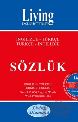 Living English Dictionary İngilizce - Türkçe Türkçe - İngilizce Sözlük – B. Orhan Doğan – Living English Dictionary kitap kapağı