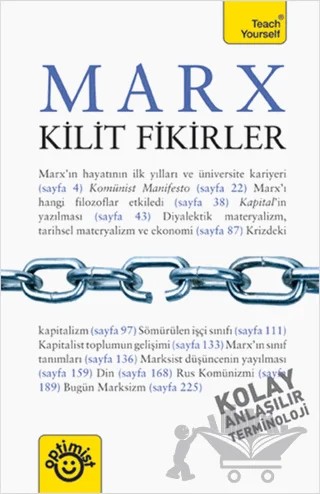 Marx - Kilit Fikirler – Gill Hands – Optimist Kitap kitap kapağı