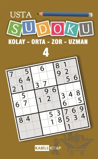 Usta Sudoku 4 – Kolektif – Kabile Kitap kitap kapağı