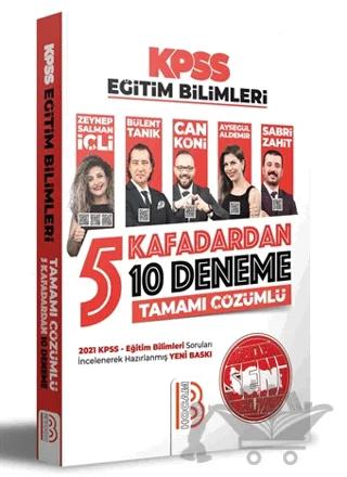 KPSS Eğitim Bilimleri 5 Kafadardan 10 Deneme Tamamı Çözümlü