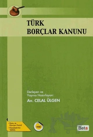 Türk Borçlar Kanunu – Kolektif – Beta Yayınevi kitap kapağı
