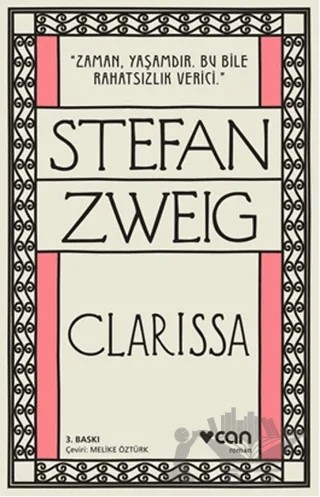 Clarissa – Stefan Zweıg – Can Yayınları kitap kapağı