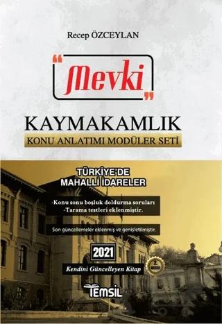 2021 Mevki Kaymakamlık Konu Anlatımı Modüler Seti - Türkiye’de Mahalli İdareler