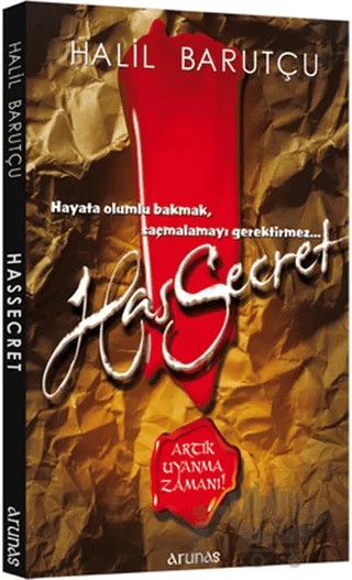 Hassecret – Halil Barutçu – Arunas Yayıncılık kitap kapağı