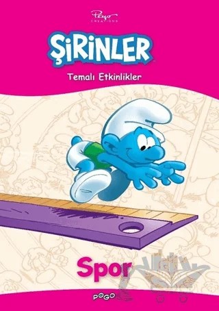 Şirinler - Spor – Kolektif – Pogo Çocuk kitap kapağı