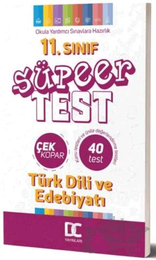 11. Sınıf Türk Dili ve Edebiyatı Süper Test Çek Kopar