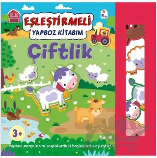 Eşleştirmeli Yap-Boz Kitabım: Çiftlik – Kolektif – İndigo Çocuk kitap kapağı