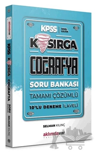 KPSS Genel Kültür Kasırga Coğrafya Tamamı Çözümlü Soru Bankası – Salman Kılınç – Aklımdavar Yayıncılık kitap kapağı