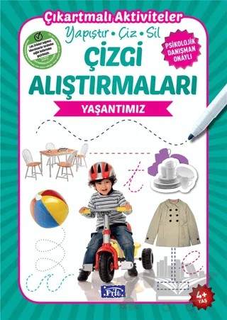 Çizgi Alıştırmaları - Yaşantımız (4 Yaş) – Kolektif – Parıltı Yayınları kitap kapağı