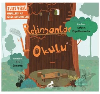 Robinsonlar Okulu – Jules Verne – Erdem Çocuk kitap kapağı