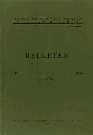 Belleten Sayı: 76 Cilt: 19