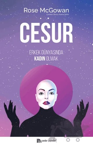 Cesur – Rose McGowan – Sander Yayınları kitap kapağı