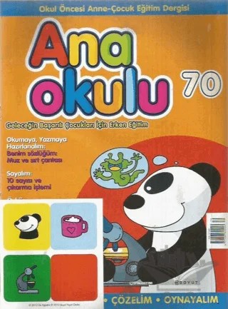 Anaokulu Sayı: 70 Anne-Çocuk Eğitim Dergisi – Boyut Yayın Grubu kitap kapağı