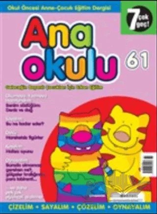 Anaokulu Sayı: 61 Anne-Çocuk Eğitim Dergisi – Boyut Yayın Grubu kitap kapağı