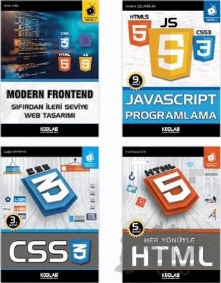 Modern Web Tasarım Seti (4 Kitap Takım) – Kolektif – Kodlab Yayın Dağıtım kitap kapağı