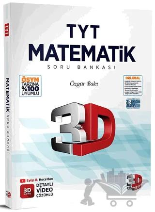 TYT Matematik Soru Bankası – Özgür Balcı – 3D Yayınları kitap kapağı