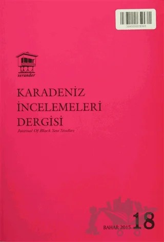 Karadeniz İncelemeleri Dergisi Sayı: 18 – Serander Yayınları kitap kapağı