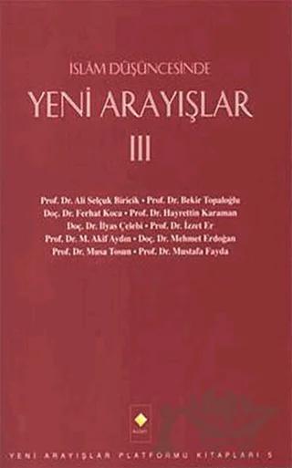 İslam Düşüncesinde Yeni Arayışlar 3